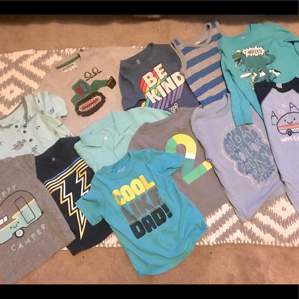 Blue boy lot  happy camper💙 Oshkosh💚 gap